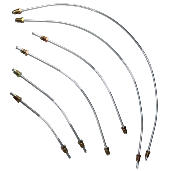 Kit de canos de freio Chevette 1973 a 1986 - 8 Peças [BAC14893]
