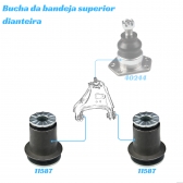 Bucha Da Bandeja Superior Dianteira Da S10, Blazer 95 A 2011 - [BAC11587]