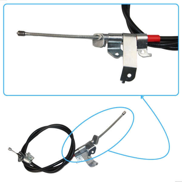 Cabo Do Freio De Mão Traseiro Do Etios Sedan 1.3, 1.5 16 V 2012 A 2018 Lado Esquerdo - [BAC11953]