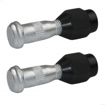 Parafuso Da Roda Dianteira E Traseira Com Porca Preta Da Hilux 2.8, 3.0 4X4 1995 A 2004 - [BAC70309]