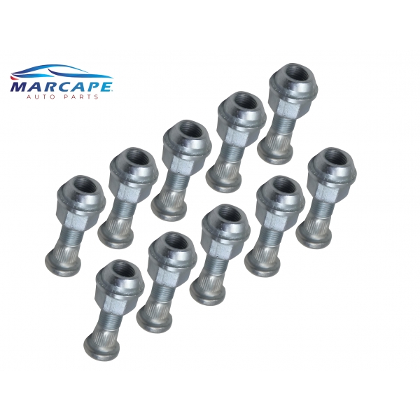 Kit 10 Parafusos Com Porcas Roda Dianteira Hr 2007 A 2016 - [ML13670(X10)] - BAC13670NA(X10)