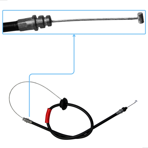 Cabo Do Freio De Mão Dianteiro Da Hilux 4X4 2.8 97 A 2001 - [BAC20575]