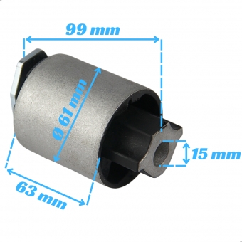 Bucha Central Menor Do Quadro (Agregado) Traseiro Toro 4X4 2016 A 2023, Compass, Renagade 2015 A 2023 | Conferir Sistema de Montagen no Site [BAC