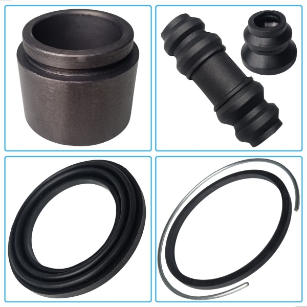 Jogo Pistão da Pinça Freio Dianteiro da L200 GL, GLS, Savana 4X4 96 a 2007 - [BAC14853]