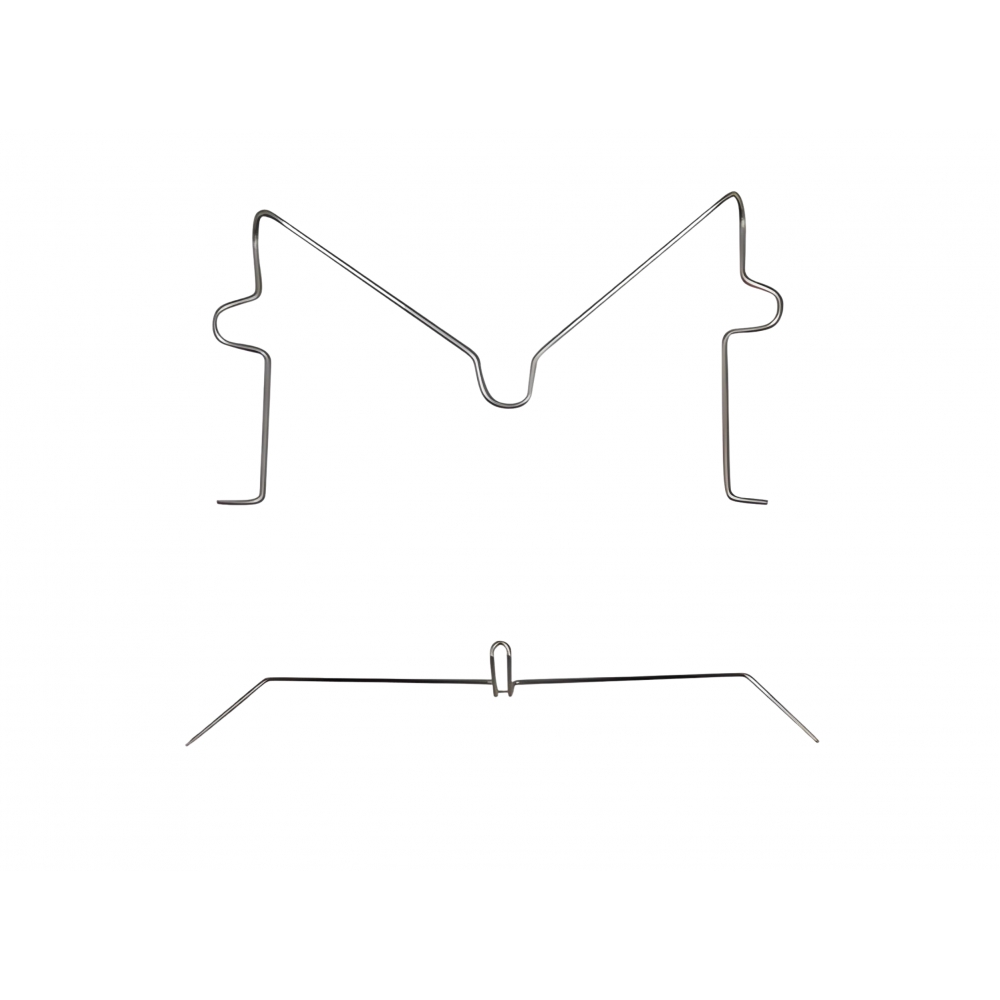 Jogo De Molas Da Pastilha Do Freio Dianteiro Da Hilux 2.8, 3.0 4X4 95 A 2004 - [BAC30190]