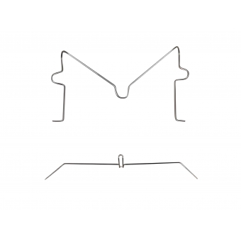 Jogo De Molas Da Pastilha Do Freio Dianteiro Da Hilux 2.8, 3.0 4X4 95 A 2004 - [BAC30190]