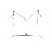 Jogo De Molas Da Pastilha Do Freio Dianteiro Da Hilux 2.8, 3.0 4X4 95 A 2004 - [BAC30190]