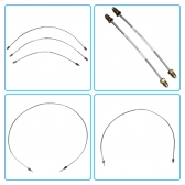 Kit de canos de freio Chevette 1987 a 1993 - 8 Peças [BAC14892]