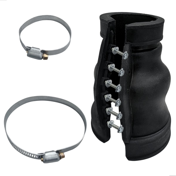 KIT COIFA CAMBIO FUSCA, VARIANT, KOMBI 1960 A 1996, BRASILIA 1973 A 1982  KIT: COIFA + ABRACADEIRA + PARAFUSO + PORCA [BAC14959NA]