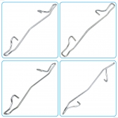 Jogo De Molas Da Pastilha Dianteira Do Fiesta Espanhol 1995 A 2014, Fiesta Endura 1.0, 1.3 8V Zetec 1.4 16V Rocam 1.0, 1.6 8V1996 A 2007, Fiesta