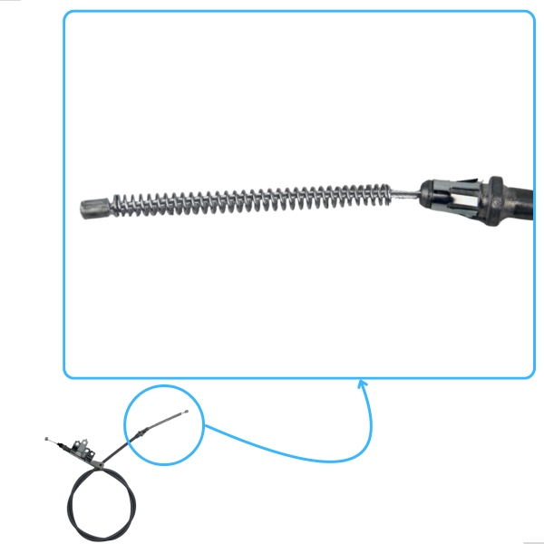 Cabo Do Do Freio De Mão Traseiro L200 Triton 2007 A 2018 | 1ª GERAÇÃO Lado Esquerdo [BAC20053]