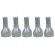 Kit 5 Prisioneiros Sem Porca Roda Aro 15 Ducato 2015 2016 - [ML40109(X5)] - BAC40109NA(X5)