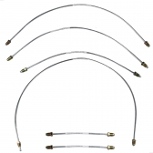 Kit de canos de freio Chevette 1987 a 1993 - 8 Peças [BAC14892]