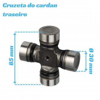 Cruzeta Do Cardan Traseiro L200 Sport Outdoor 2003 A 2012 Pajero GlsGlxGls-BSport 90 A 2012 - [BAC24523]