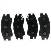 Jogo Pastilha Dianteira Freio Da L200 4X4 1992 A 1997 L200 4X4 1997 A 2006 L200 Savana 2004 A 2007 - [BAC51009]