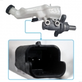 CILINDRO MESTRE FREIO COM RESERVATORIO PEUGEOT 207, 208, CITROEN C3, C4, CACTUS 2018 A 2024 [BAC14951NA]