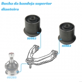 Bucha Da Bandeja Superior Dianteira Frontier D22 1998 A 2002 Frontier, Xterra 2.8 MWM 2003 A 2008