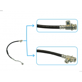 Mangueira Flexível Do Freio Dianteiro F250 4X2 1999 A 2012 - [BAC26111]