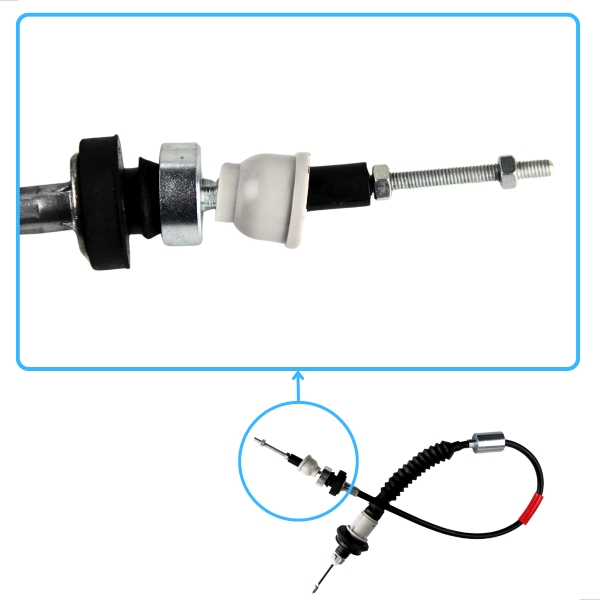 Cabo Da Embreagem Do Xsara, Picasso 2.0 16V 2000 A 2012 - [BAC17701]
