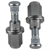 Parafuso Com Porca Cromada Da Roda Dianteira Hilux 2005 A 2021 [BAC70186]