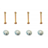 Jogo Molas Sapatas Freio Traseiro Completo Duster 1.62.0 16V 2011 A 2019 Oroch 2015 A 2022 - [BAC14549]