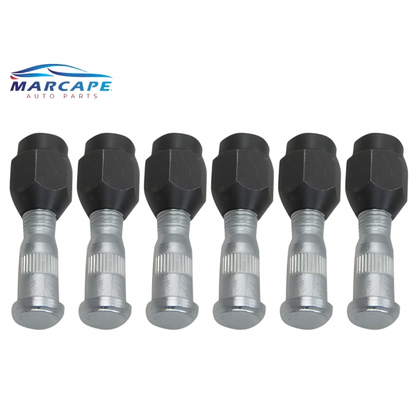 Kit 6 Prisioneiros Com Porcas Roda Hilux 1995 A 2004 - [ML70309(X6)] - BAC70309PN(X6)