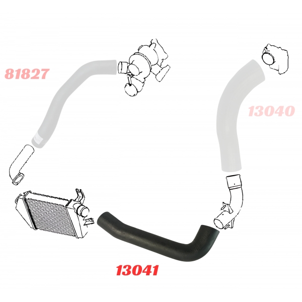 Mangueira Do Intercooler Da L200 Triton 2007 A 2016 - [BAC13041]