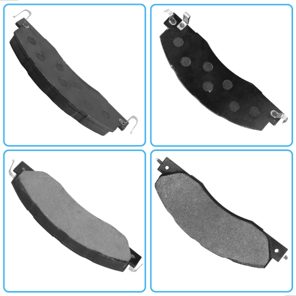 Jogo Pastilha Dianteira Ram 3500 4X4, Ram 1500 4X4, Ram 2500 4X4 2009 A 2016 - [BAC51019]