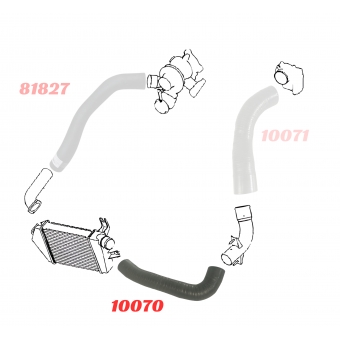 Mangueira Do Intercooler Da Pajero Dakar 2007 A 2018 - [BAC10070]