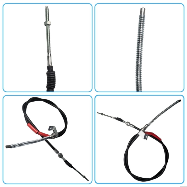 Cabo Do Freio De Mão Traseiro Da L200 4X4 Gl, Gls, Savana 96 A 2007 Lado Esquerdo - [BAC20570]