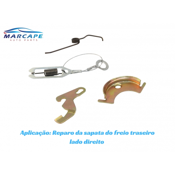 Reparo Da Sapata Do Freio Traseiro Ranger 1998 A 2005 | Lado Direito Sapatas de 11 Polegadas [BAC13581]