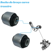 Bucha Braço Curvo Traseiro Honda Civic G10 2017 A 2023 - [BAC14459]