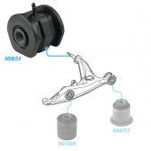 Bucha Da Bandeja Inferior Dianteira Da Civic 96 a 2000 - [BAC10851]