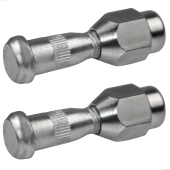 Parafuso Da Roda Dianteira E Traseira Com Porca Cromada Da Hilux 2.8, 3.0 4X4 1995 A 2004 - [BAC70308]