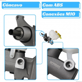 Cilindro Mestre Do Freio Da Amarok 2.03.0 V6 16V 2010 A 2023 - [BAC90402IM]