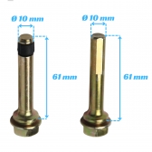 Jogo De Pinos Guia Da Pinca De Freio Dianteiro Hb20, I30, Ix35, Creta, Sonata, Veloster 2011 A 2019 [BAC13667]