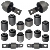 KIT BUCHA SUSPENSAO TRASEIRA CIVIC 1996 A 2000  KIT COMPLETO COM 16 BUCHAS [BAC14874NA]