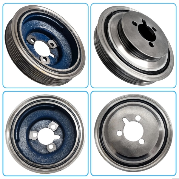Polia do Virabrequim Peugeot  206, 207, 307, Citroen C3, C4, Xsara, Picasso 1.6 16v 98 a 2014 - [BAC40908]