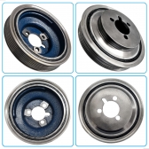 Polia do Virabrequim Peugeot  206, 207, 307, Citroen C3, C4, Xsara, Picasso 1.6 16v 98 a 2014 - [BAC40908]