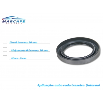 Retentor Interno Da Roda Traseira Da Hilux 2005 A 2008 - [BAC17002]