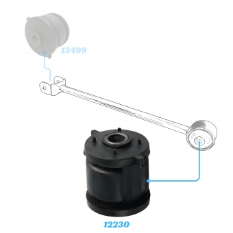 Bucha Do Braço Traseiro Do Tucson 2005 A 2019 1ª Geração - [BAC12230]