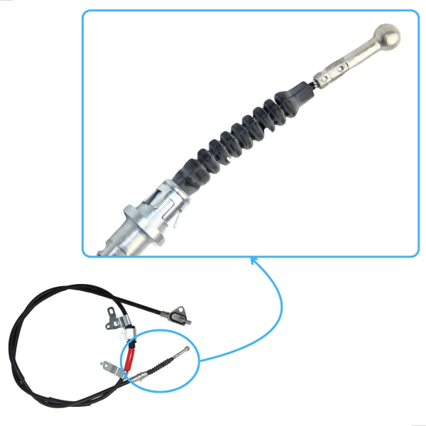 Cabo Do Freio Mao Traseiro Lado Direito Corolla 2014 A 2019 - [BAC14385]