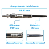 Vela Aquecedora Land Rover, Range Rover Iii 3.0 Td6 02 & Gt06 Evq103 - [BAC81559]