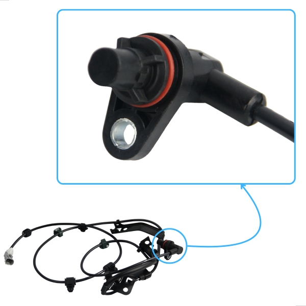 Sensor Do Abs Do Freio Dianteiro Da Hilux 2009 A 2015 Lado Esquerdo - [BAC11064]