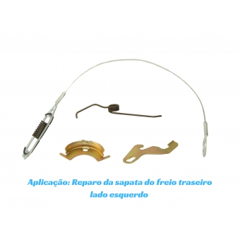 Reparo Da Sapata Do Freio Traseiro Lado Esquerdo Da Ranger 1998 A 2005 - [BAC13582]