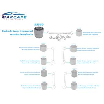 Bucha Do Braco Transversal Traseiro Da Pajero Io, Tr4 99 A 2015 Lado Direito - [BAC53560]