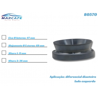 Retentor Lateral Do Diferencial Da Hilux 2005 A 2011 - [BAC80570]