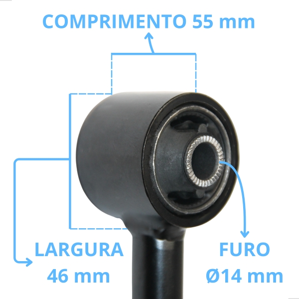 Braço Traseiro Lado DireitoLe Byd Soug Plus 2023 A 2024 - [BAC14760]