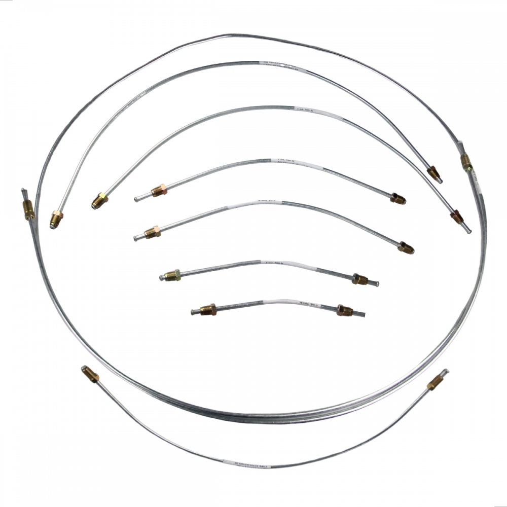 Kit de canos de freio Chevette 1973 a 1986 - 8 Peças [BAC14893]