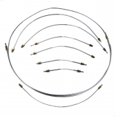 Kit de canos de freio Chevette 1973 a 1986 - 8 Peças [BAC14893]